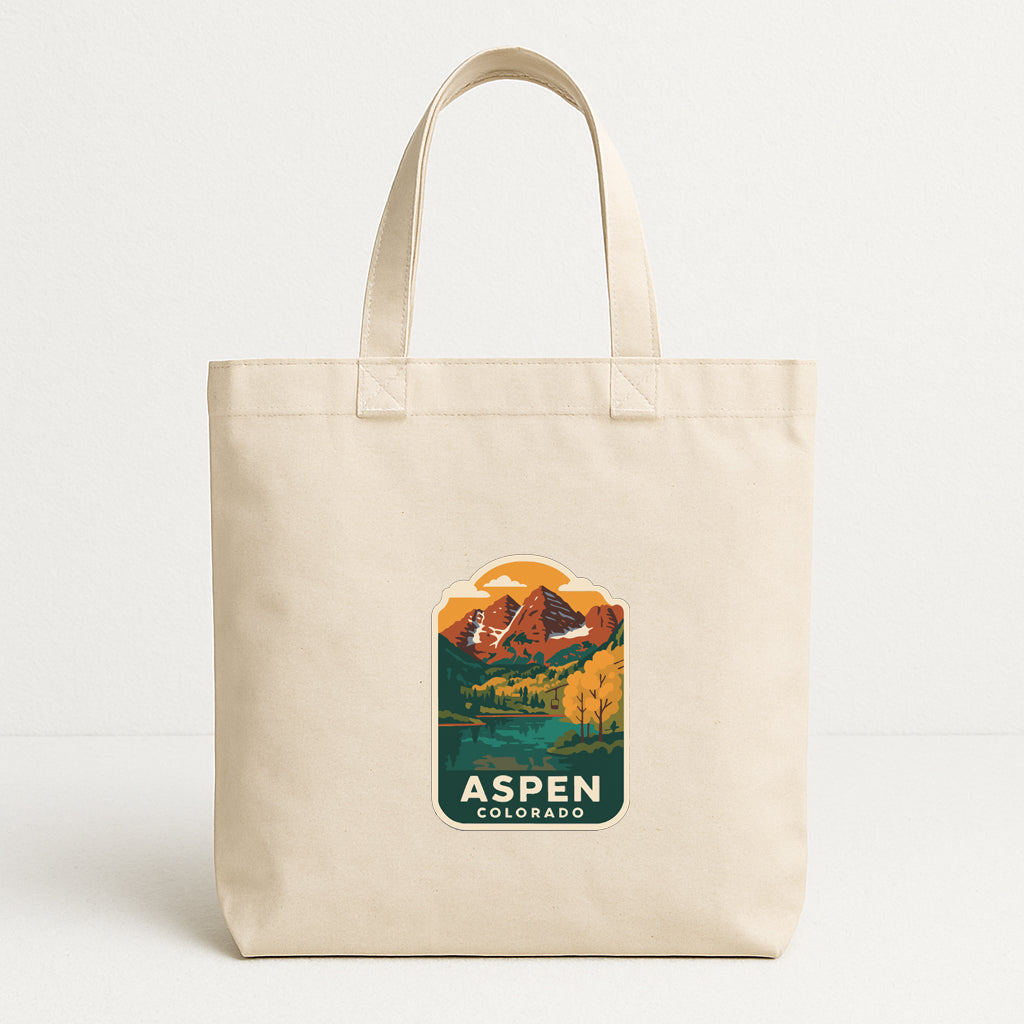 Aspen Colorado Iron On Heat Transfer Vinyl HTV Die-Cut Symbolic Landmark Design