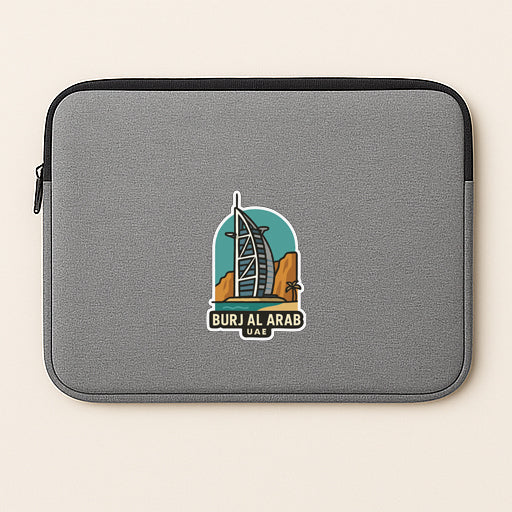 Burj Al Arab UAE Iron On Heat Transfer Vinyl HTV Die-Cut Symbolic Landmark