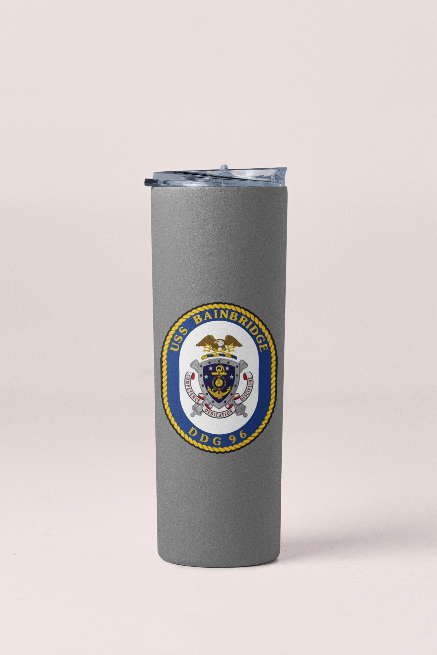 USS Bainbridge DDG-96 Badge Sticker Decal Arleigh Burke Class Destroyer Car Sticker Bumper Sticker for Car Emblem