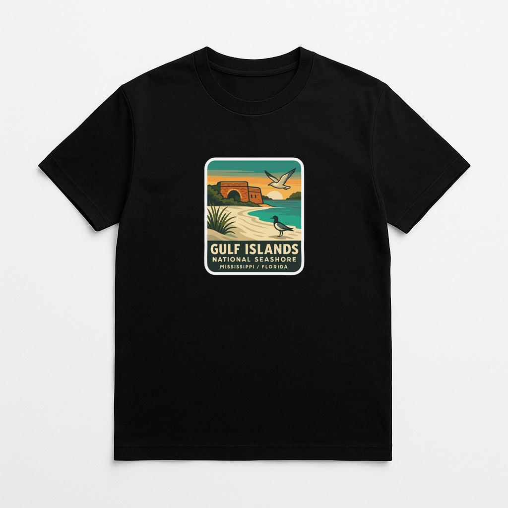 Gulf Islands National Seashore Iron On Heat Transfer Vinyl HTV Symbolic Landmark