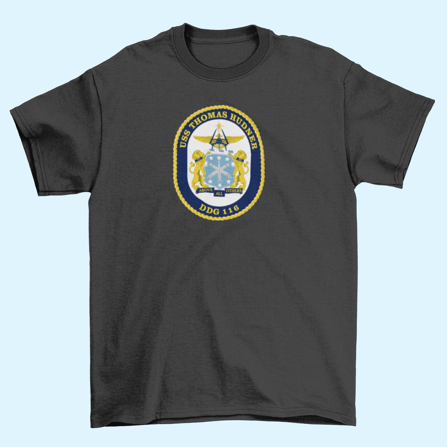 USS Thomas Hudner DDG-116 Badge Iron On Heat Transfer Vinyl HTV Arleigh Burke Class Destroyer