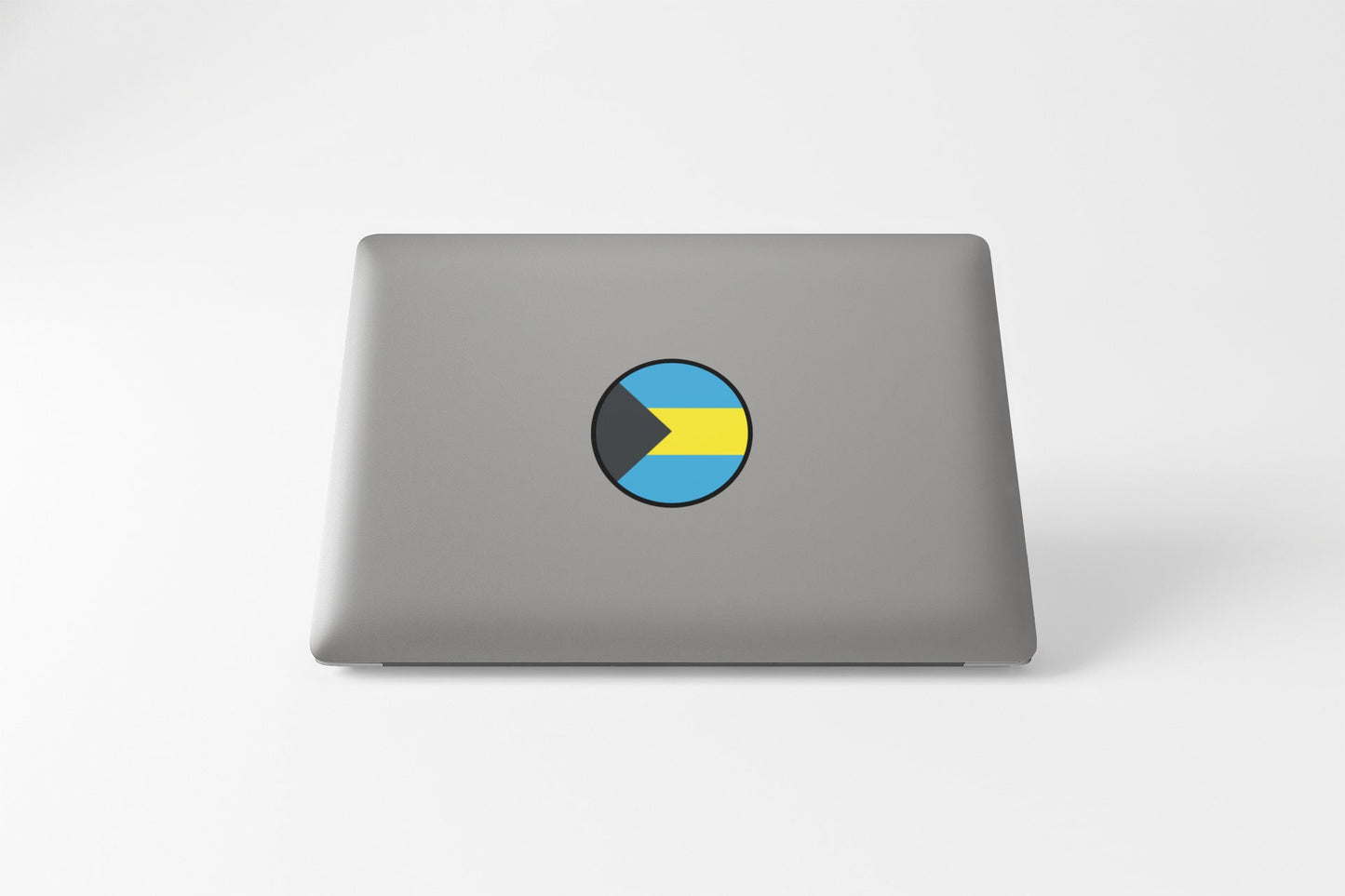 Bahamas Flag Circle Sticker Decal
