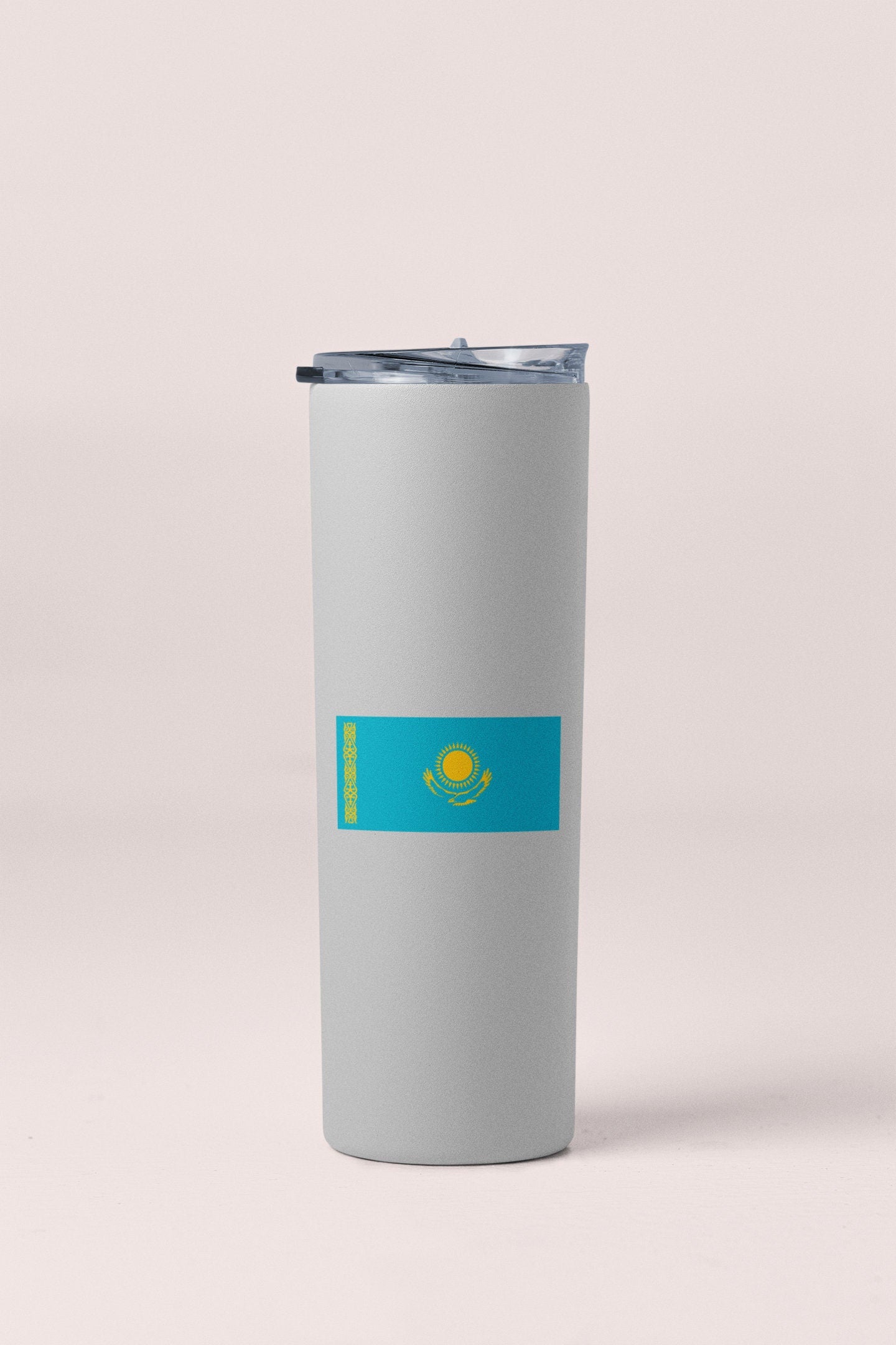 Kazakhstan Flag Sticker Decal / Republic of Kazakhstan / Қазақстан Республикасы / Nur-Sultan / Kazakh / Kazakhstani
