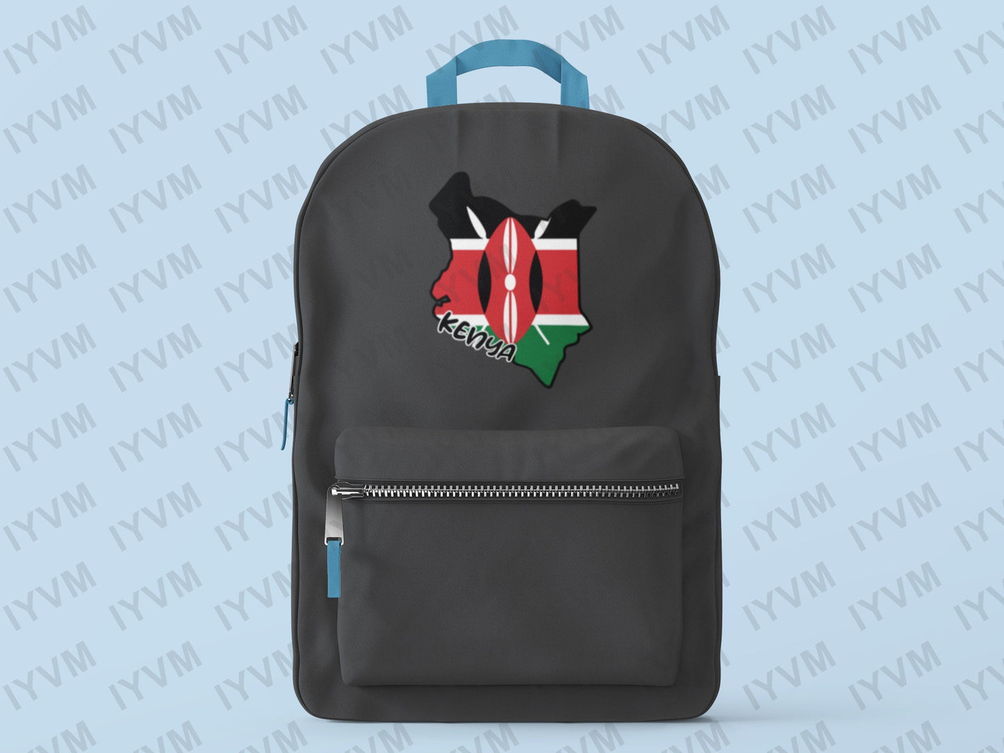 Kenya Map Iron On Heat Transfer Vinyl HTV / Republic of Kenya / Harambee / Nairobi / Kenyan