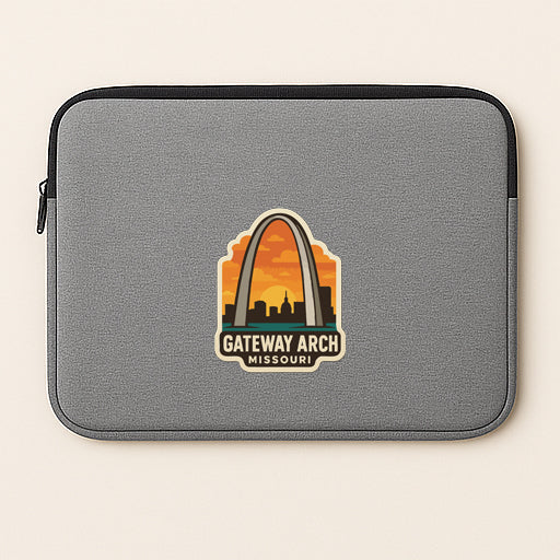 Gateway Arch Missouri Iron On Heat Transfer Vinyl HTV Die-Cut Symbolic Landmark