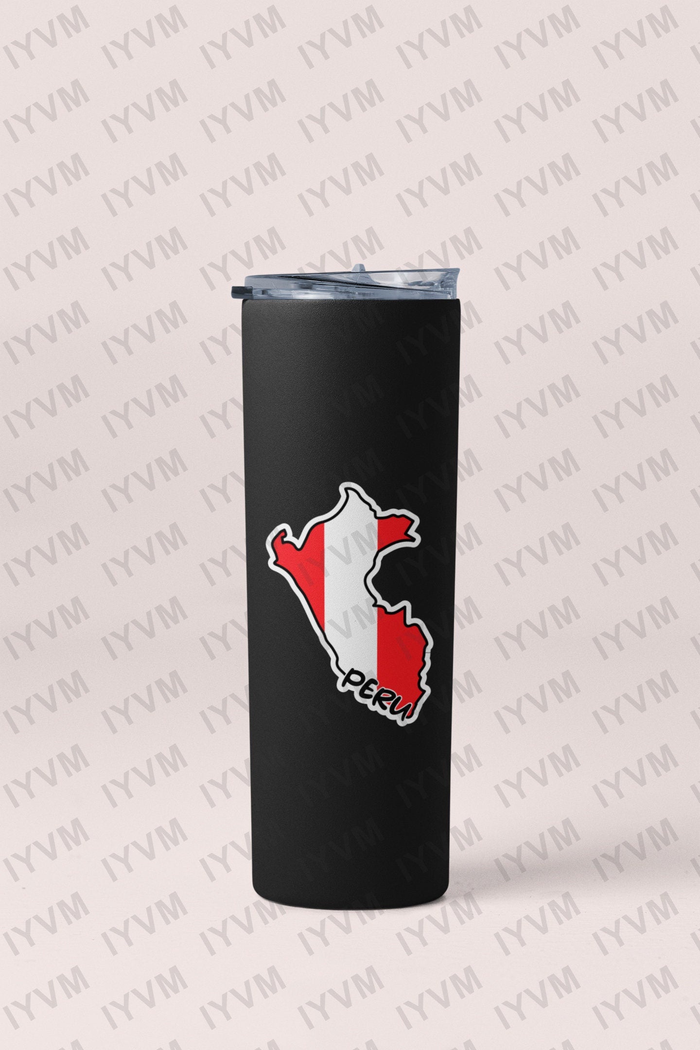 Peru Map Flag Sticker Decal / Republic of Peru / República del Perú / Lima