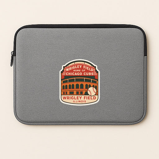 Wrigley Field Illinois Iron On Heat Transfer Vinyl HTV Die-Cut Symbolic Landmark