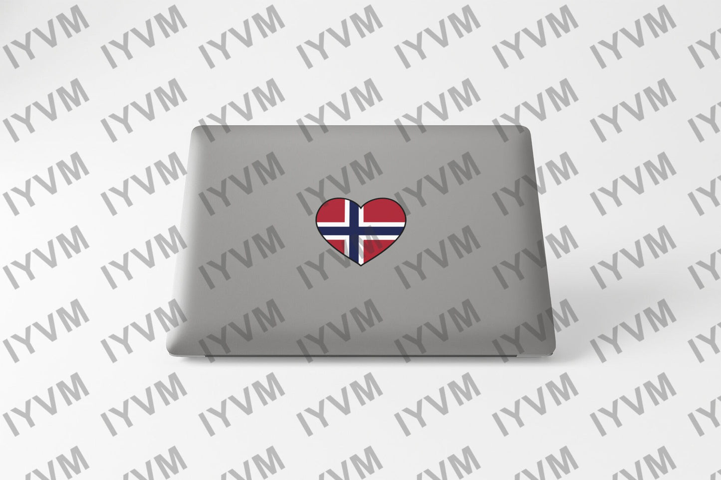 Norway Flag Heart Sticker Decal / Norwegian / Kingdom of Norway / Oslo