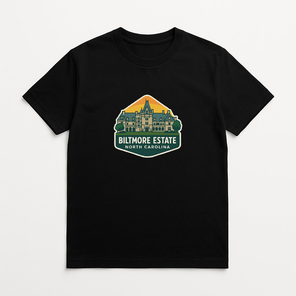 Biltmore Estate North Carolina Iron On Heat Transfer Vinyl HTV Die-Cut Symbolic