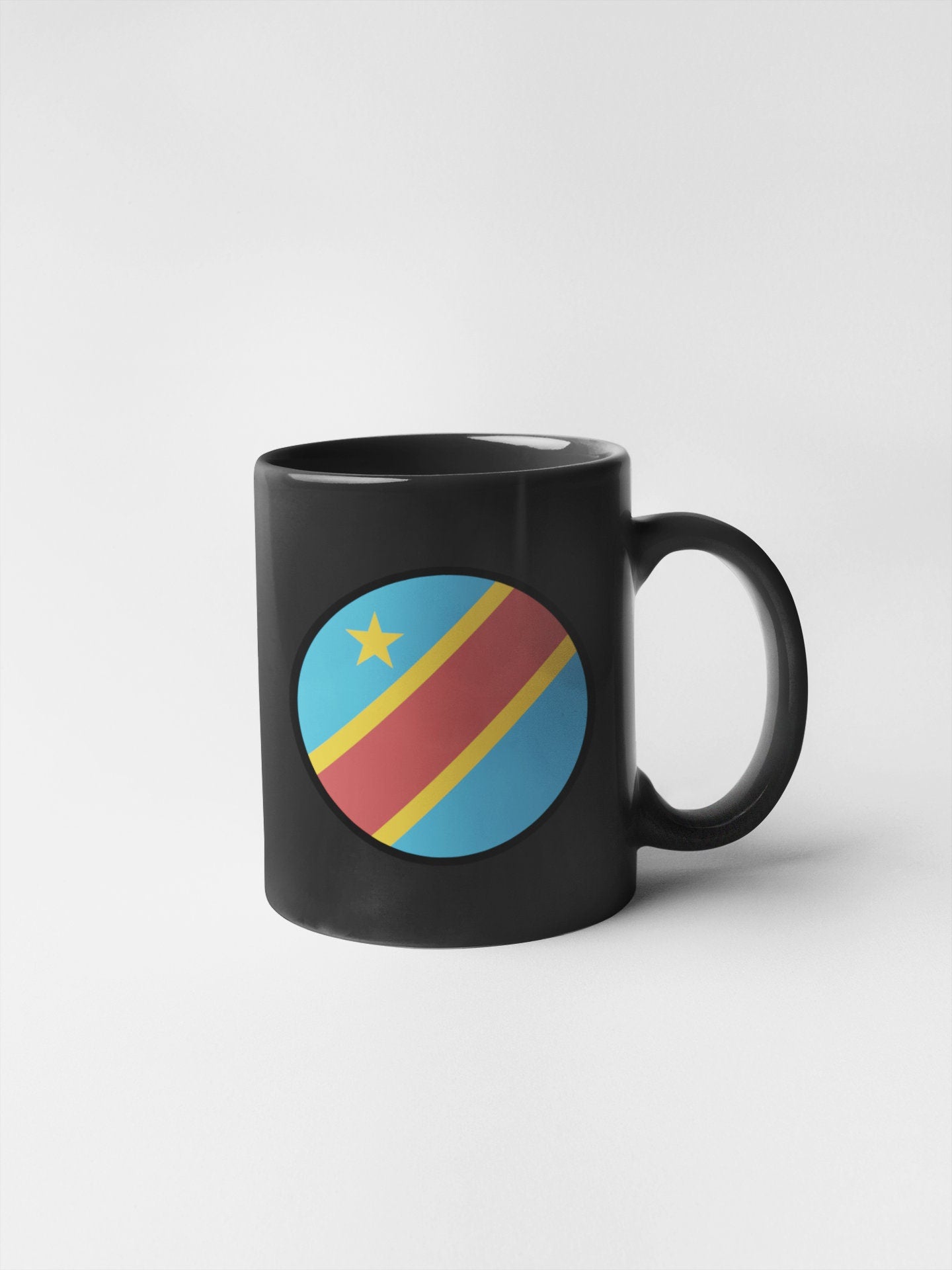 DRC Flag Circle Sticker Decal
