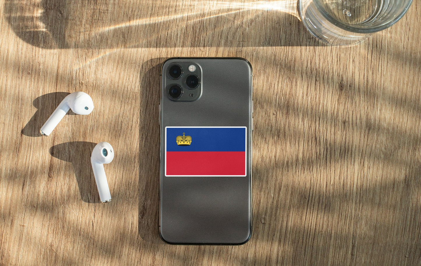 Liechtenstein Flag Sticker Decal