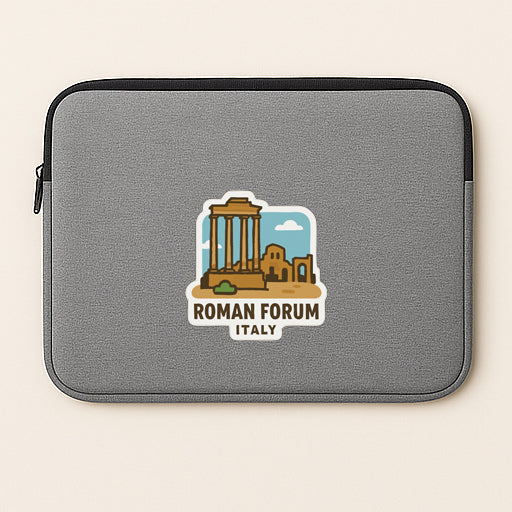 Roman Forum Italy Iron On Heat Transfer Vinyl HTV Die-Cut Symbolic Landmark