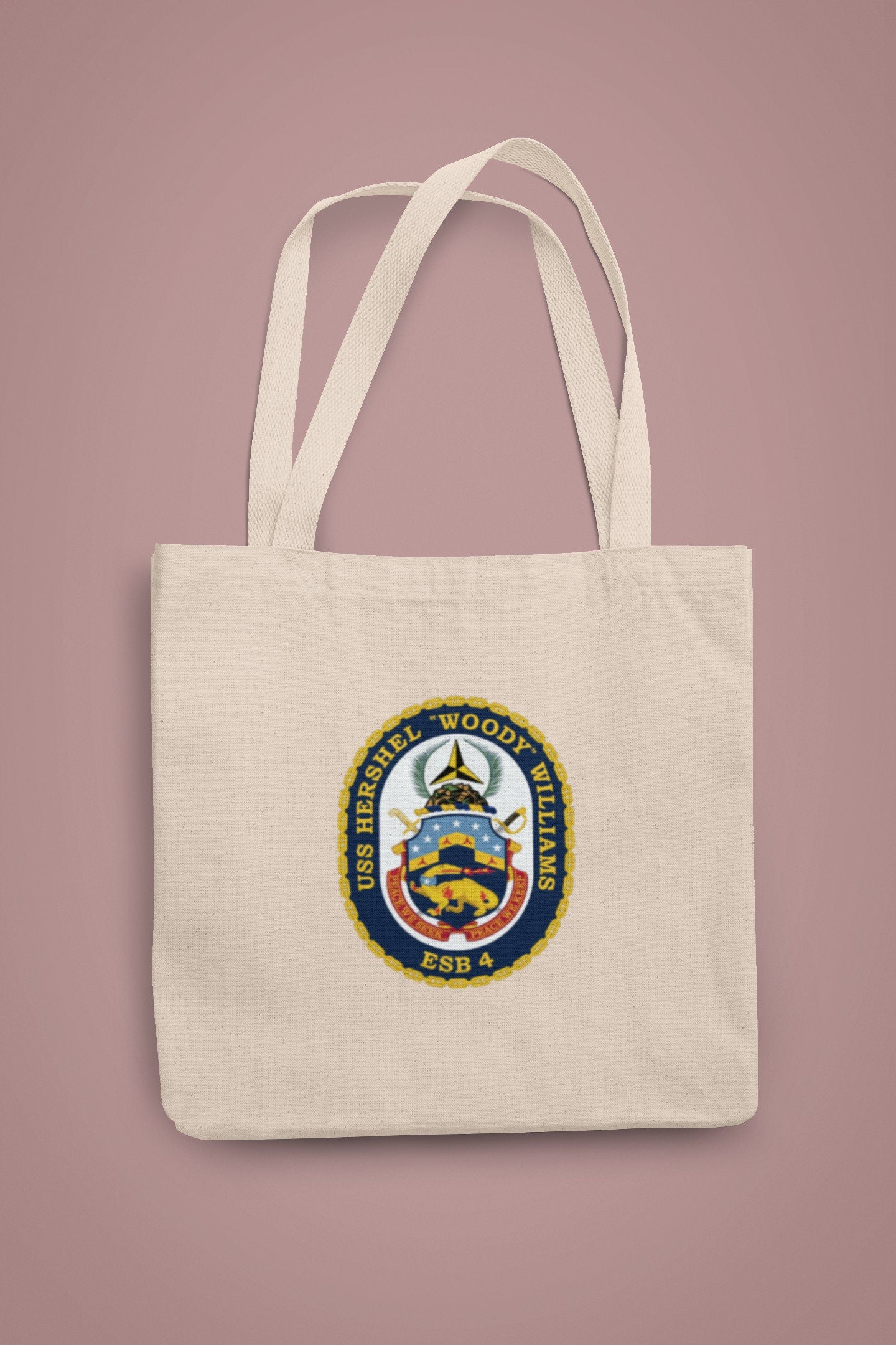 USS Hershel "Woody" Williams ESB-4 Badge Iron On Heat Transfer Vinyl HTV Lewis B. Puller Class Expeditionary