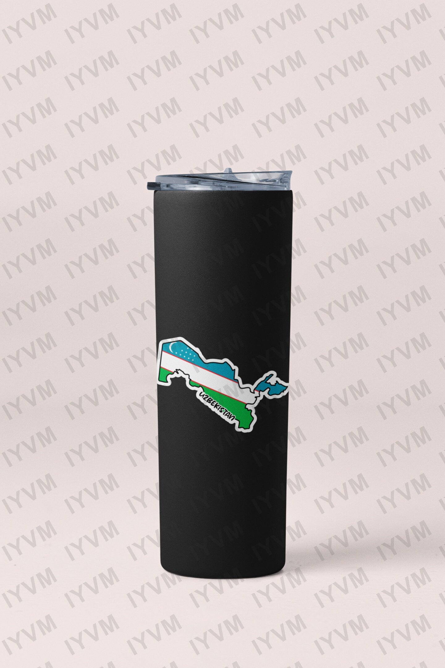 Uzbekistan Map Flag Sticker Decal / Republic of Uzbekistan / Tashkent / Uzbek / Uzbekistani