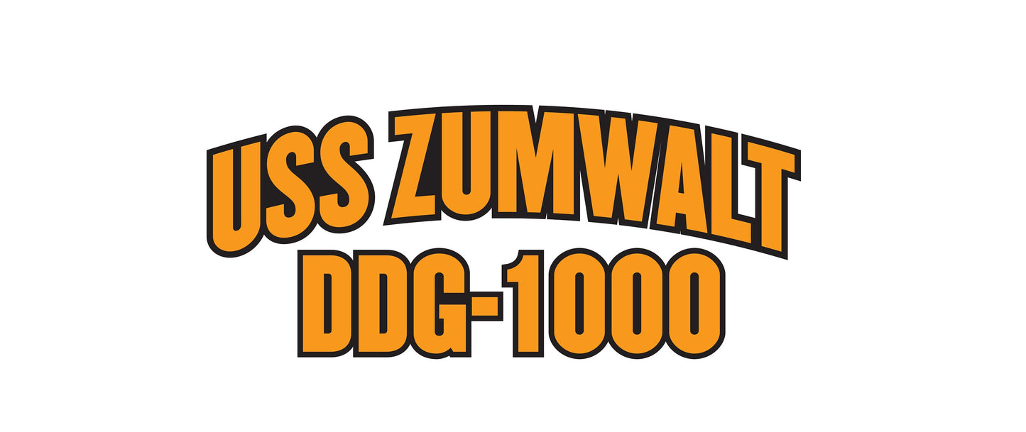 USS Zumwalt DDG-1000 Vinyl Sticker Decal