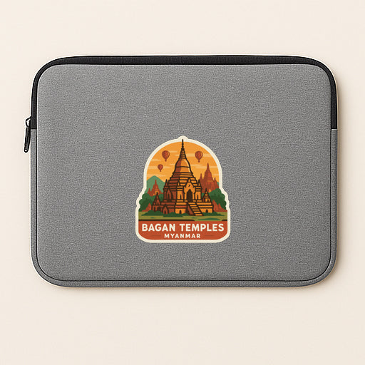 Bagan Temples Myanmar Iron On Heat Transfer Vinyl HTV Die-Cut Symbolic Landmark