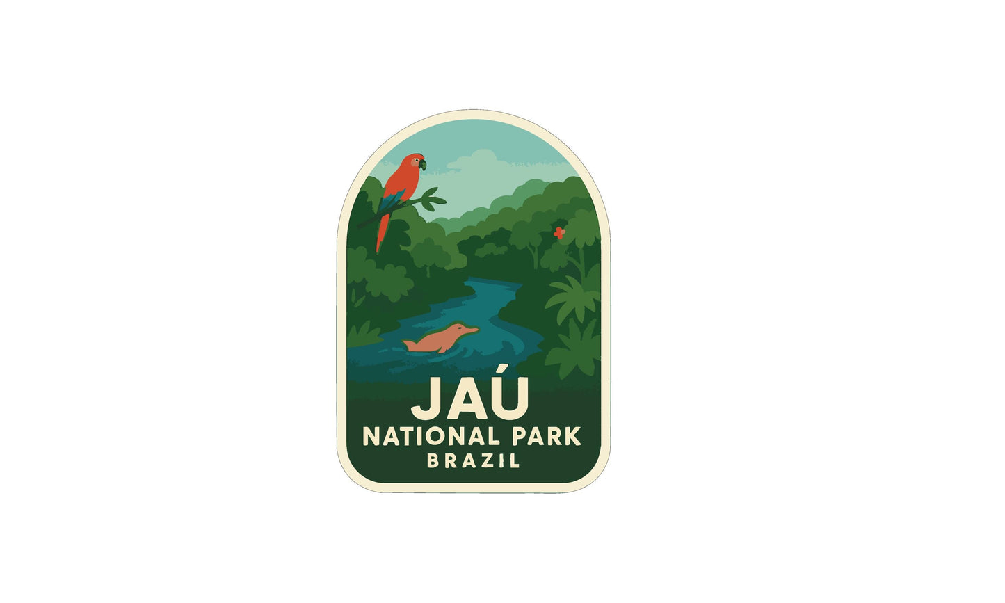 a logo for the Jau National Park in Brazil.