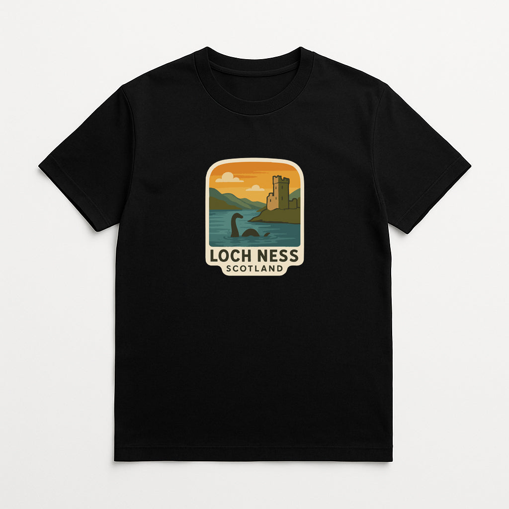 Loch Ness Scotland Iron On Heat Transfer Vinyl HTV Die-Cut Symbolic Landmark