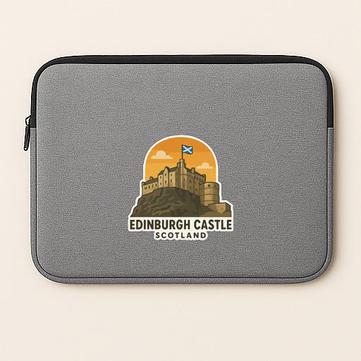 Edinburgh Castle Scotland Iron On Heat Transfer Vinyl HTV Die-Cut Symbolic