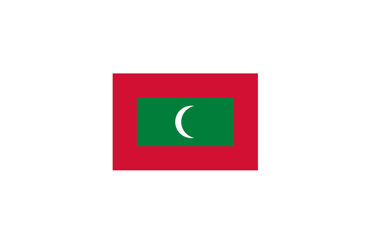 Maldives Flag Sticker Decal