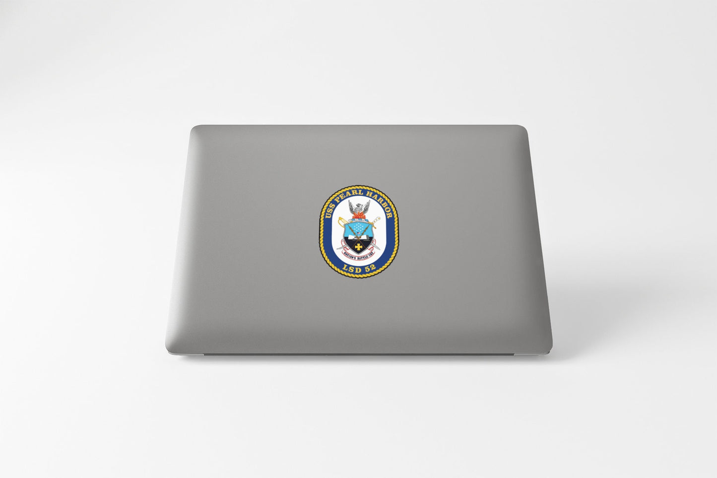 USS Pearl Harbor LSD-52 Badge Sticker Decal Whidbey Island Class Dock Landing Ship Car Sticker Bumper Sticker for Car Emblem