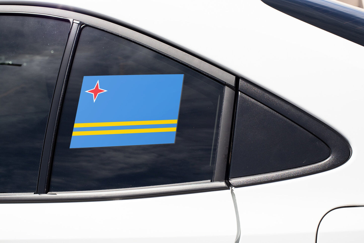 Aruba Flag Sticker Decal