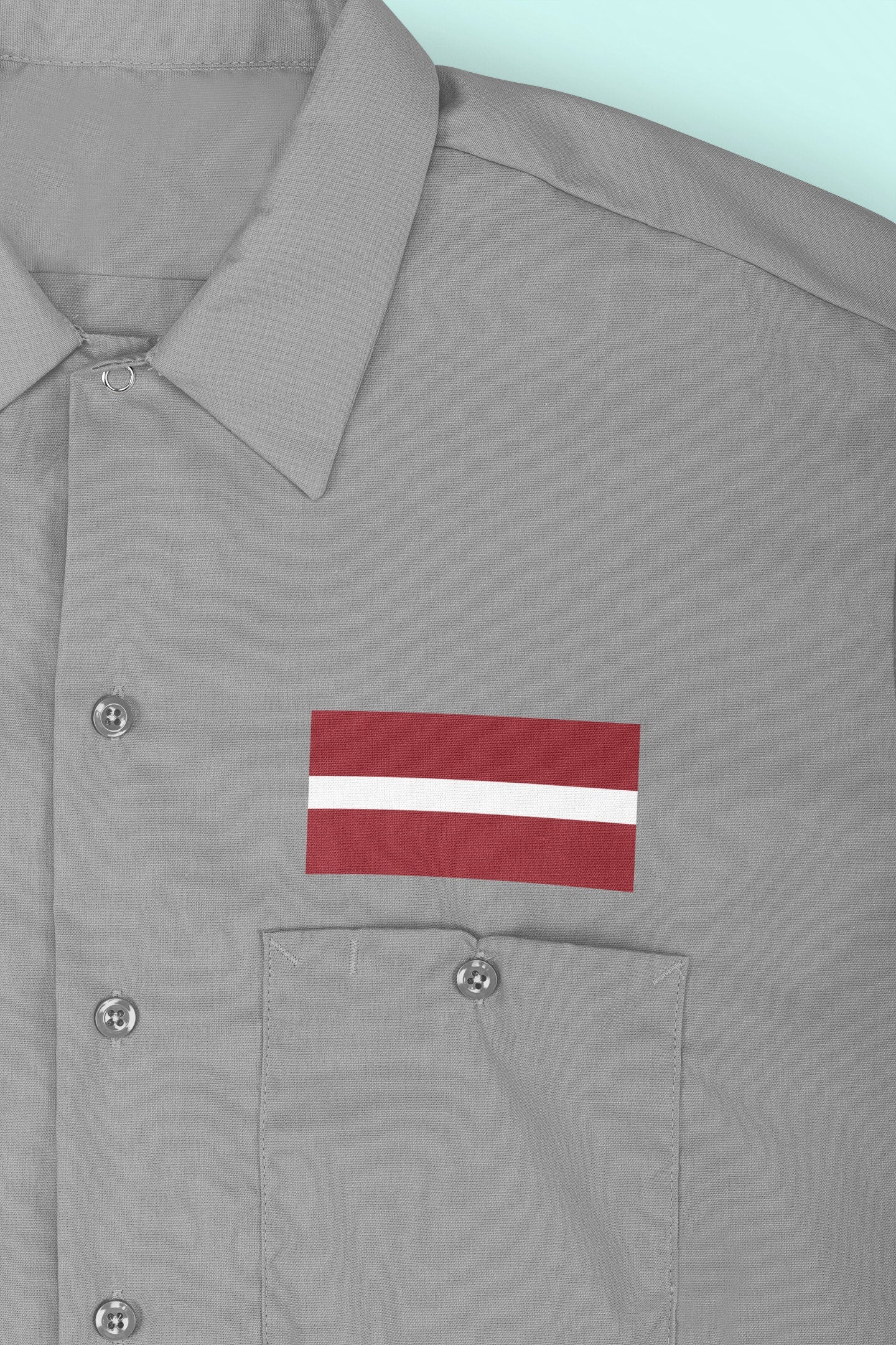 Latvia Flag Iron On Heat Transfer Vinyl HTV / Republic of Latvia / Latvijas Republika / Riga / Latvian /