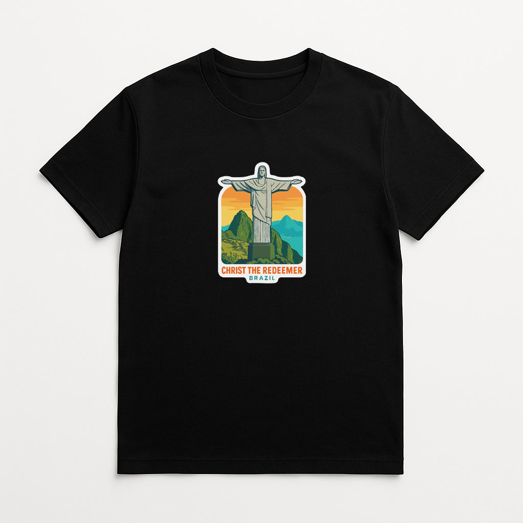 Christ the Redeemer Brazil Iron On Heat Transfer Vinyl HTV Die-Cut Symbolic
