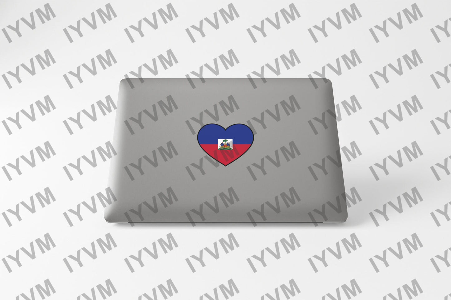 Haiti Flag Heart Sticker Decal / Republic of Haiti / Hayti / Liberté, égalité, fraternité / Port-au-Prince / Haitian