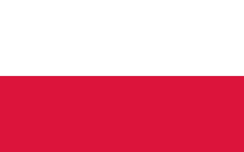 Poland Flag Iron On Heat Transfer Vinyl HTV / Republic of Poland / Rzeczpospolita Polska / Warsaw / Polish