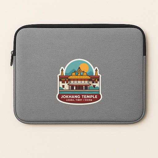 Lhasa Jokhang Temple Tibet/China Iron On Heat Transfer Vinyl HTV Symbolic