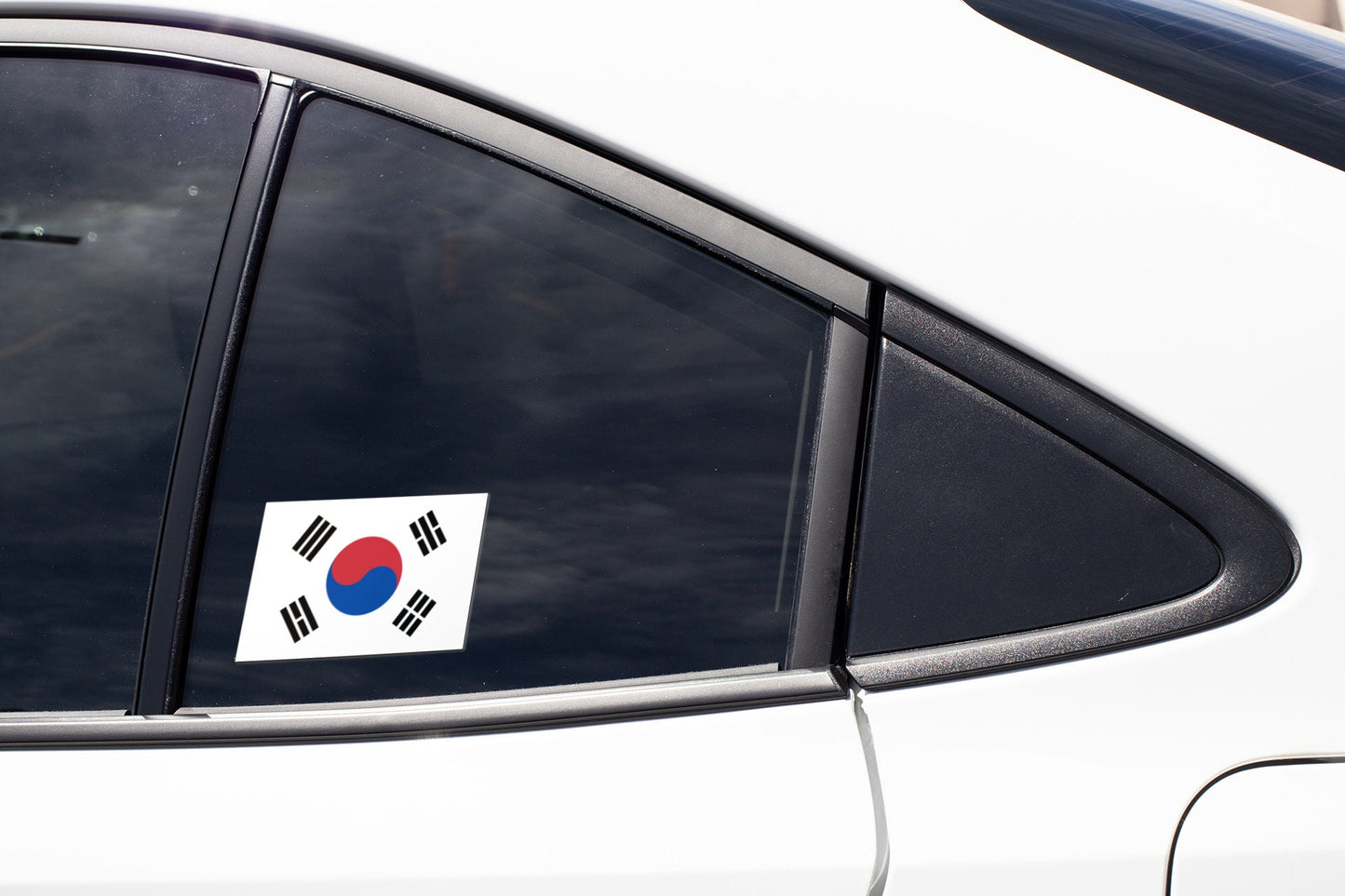 South Korea Flag Sticker Decal / Republic of Korea / Seoul / Korean
