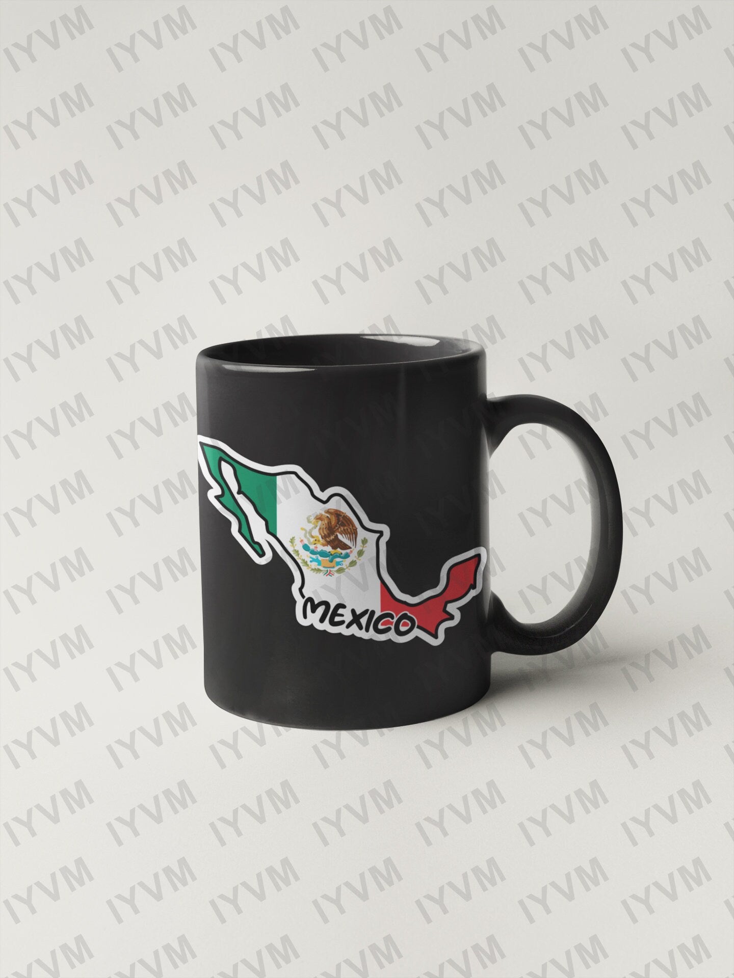 Mexico Map Flag Sticker Decal / United Mexican States / Estados Unidos Mexicanos / La Patria Es Primero / Mexico City