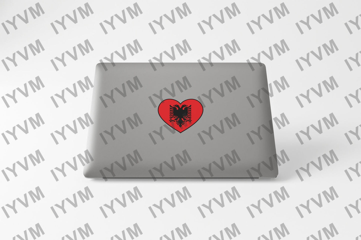 Albania Flag Heart Sticker Decal / Tirana / Ti Shqipëri, më jep nder, më jep emrin Shqipëtar / Albanian