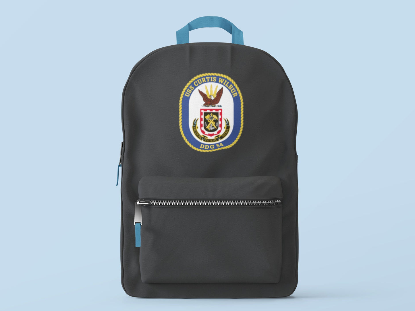 USS Curtis Wilbur DDG-54 Badge Iron On Heat Transfer Vinyl HTV Arleigh Burke Class Destroyer