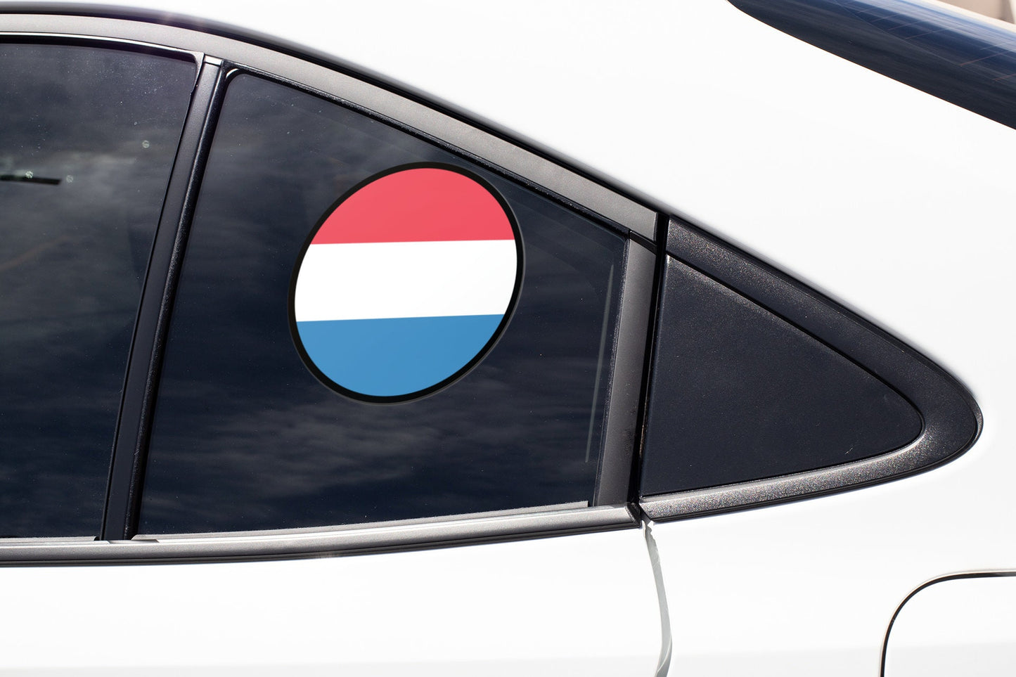 Netherlands Flag Circle Sticker Decal