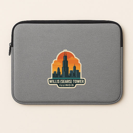 Willis Sears Tower Illinois Iron On Heat Transfer Vinyl HTV Die-Cut Symbolic