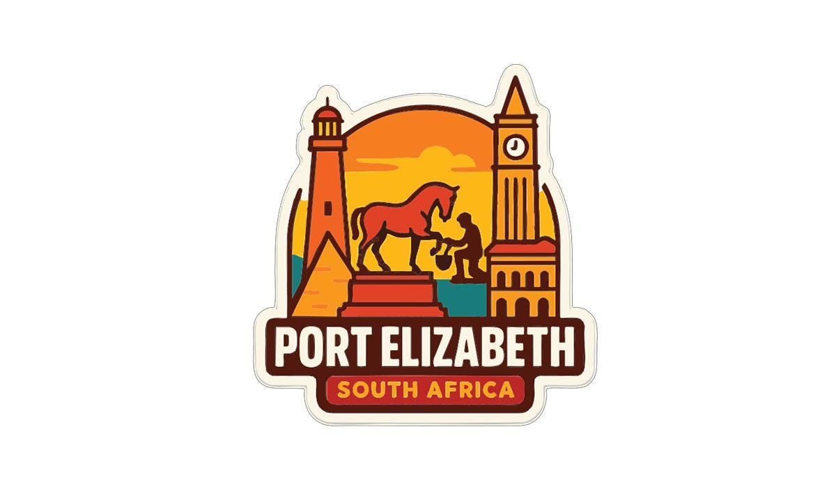 a logo for Port Elizabeth, South Africa.