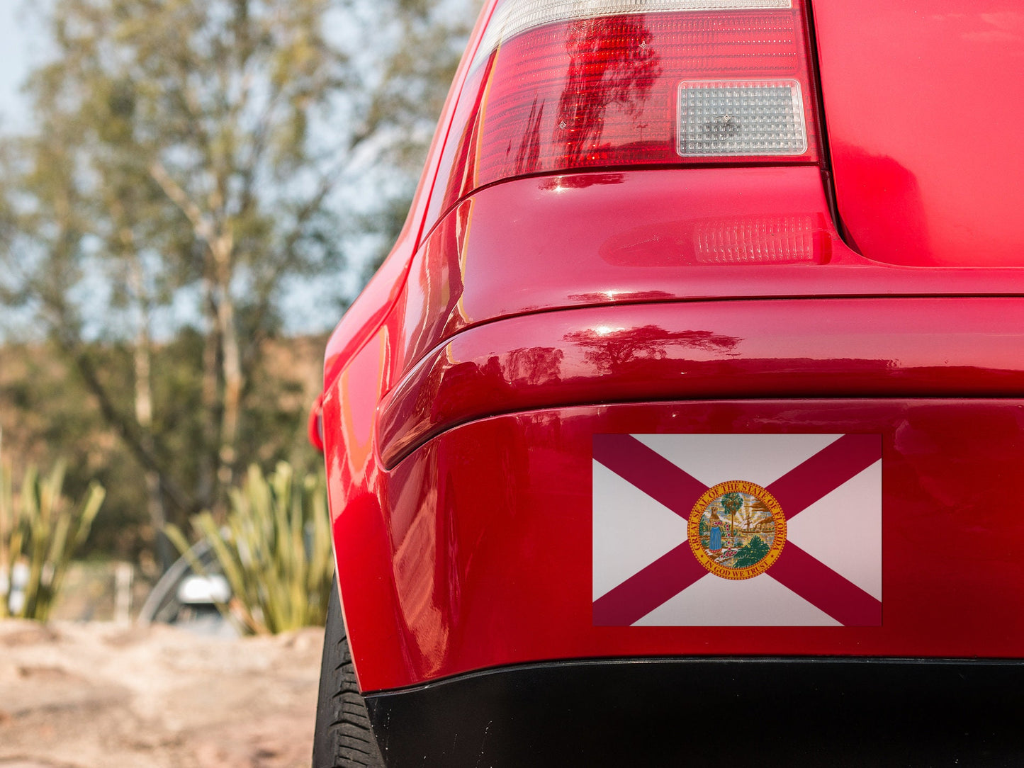 Florida State Flag Vinyl Sticker Decal