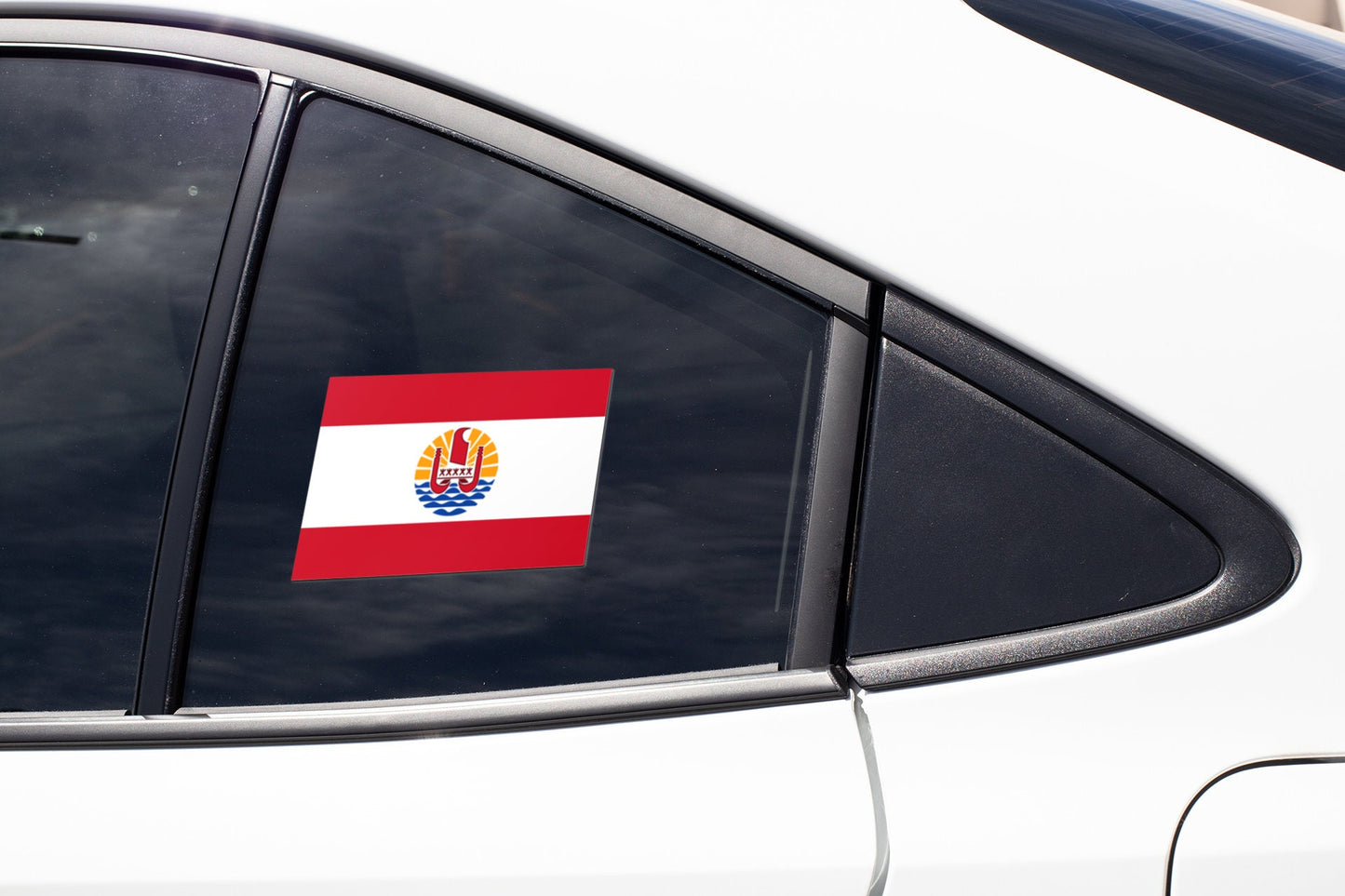 French Polynesia Flag Sticker Decal