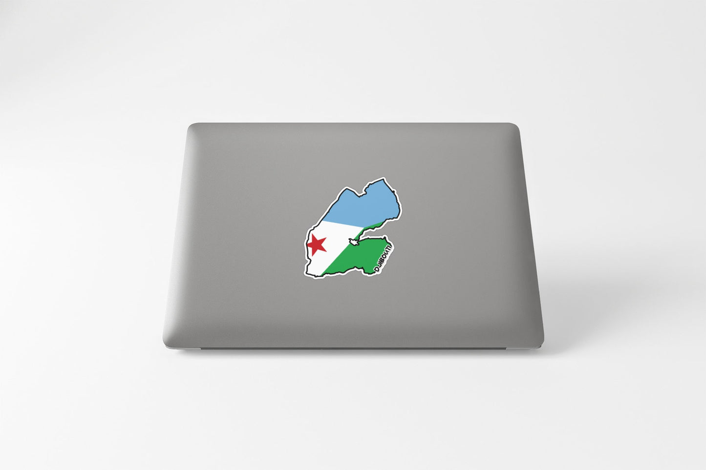 Djibouti Map Flag Sticker Decal