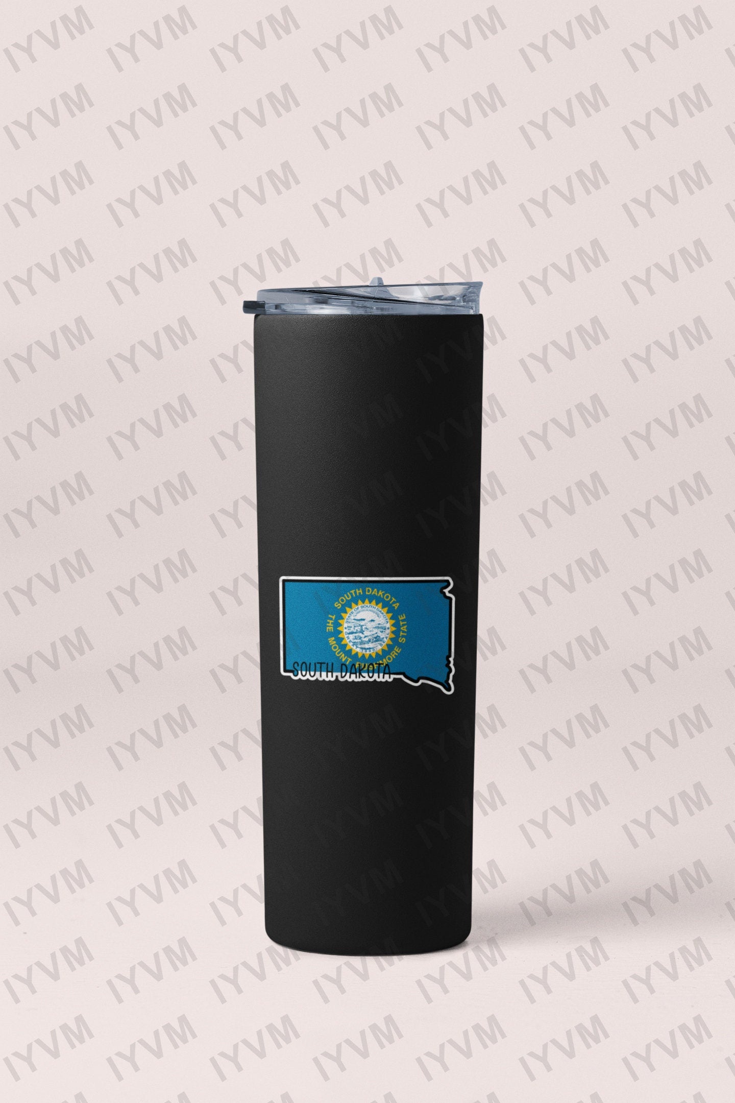 State of South Dakota Map Flag Sticker Decal  USA South Dakota State  Pierre  Mount Rushmore State  Artesian State  Blizzard State /