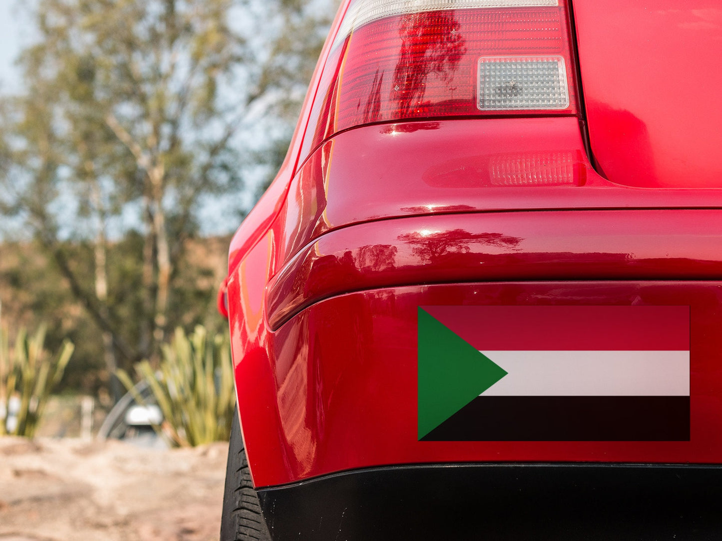 Sudan Flag Sticker Decal / Republic of the Sudan / North Sudan / Khartoum / Omdurman / Sudanese