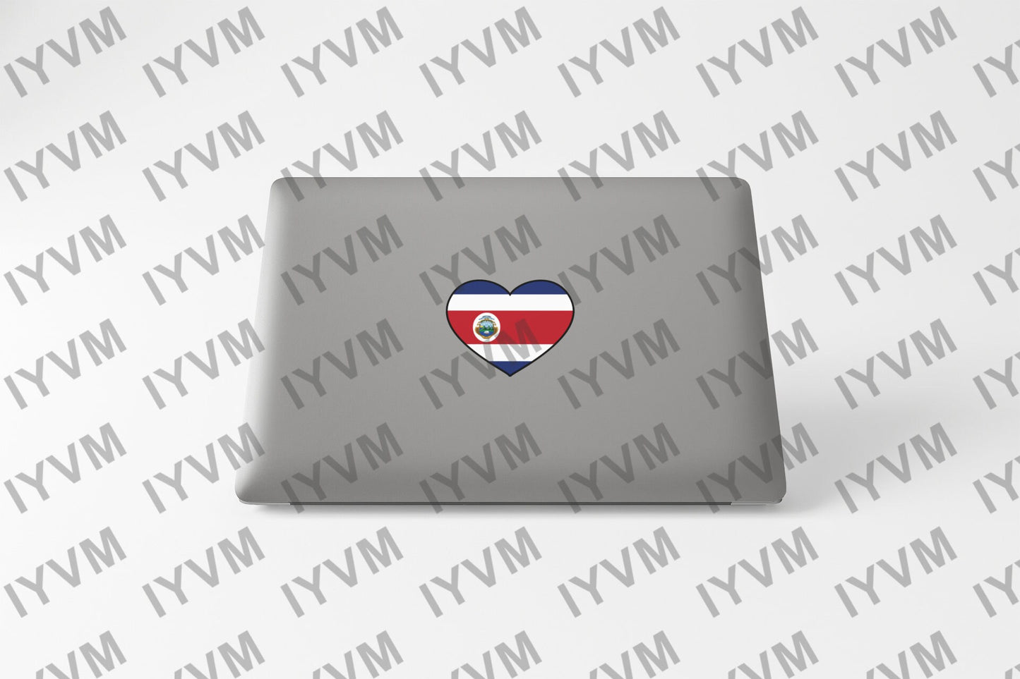 Costa Rica Flag Heart Sticker Decal / Republic of Costa Rica / San José / Costa Rican