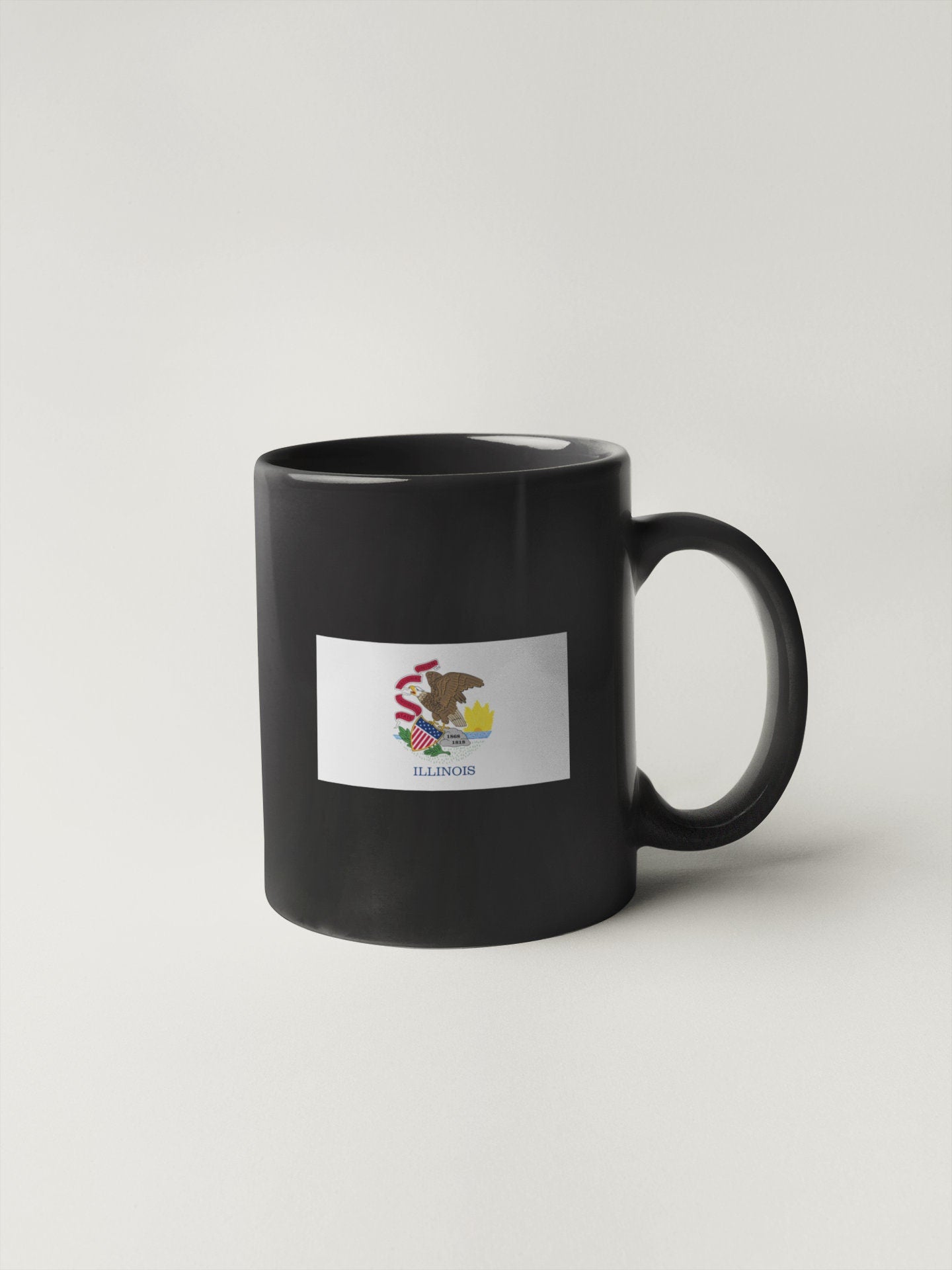 Illinois State Flag Vinyl Sticker Decal