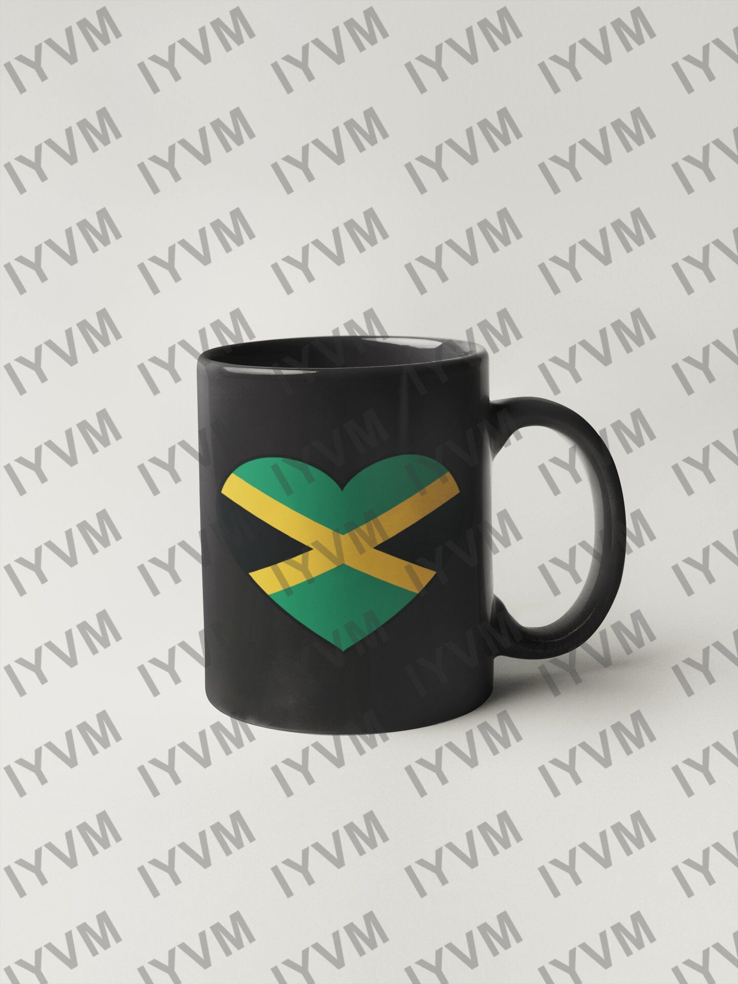 Jamaica Flag Heart Sticker Decal / Jumieka / Kingston / Jamaican / Out of Many, One People