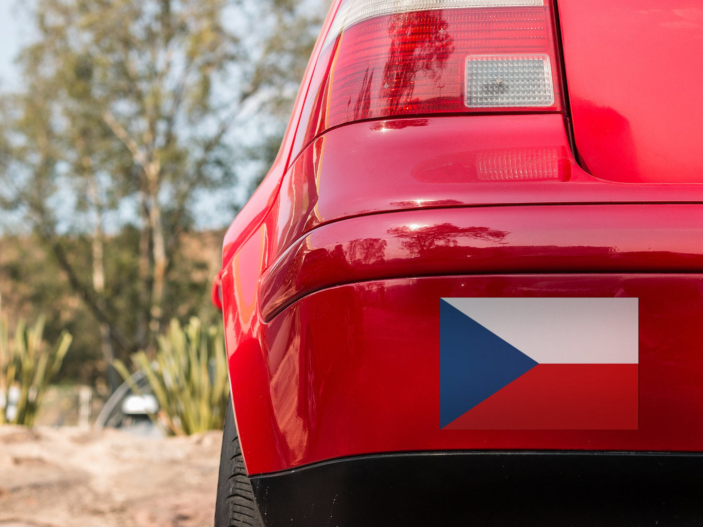 Czech Republic Flag Sticker Decal