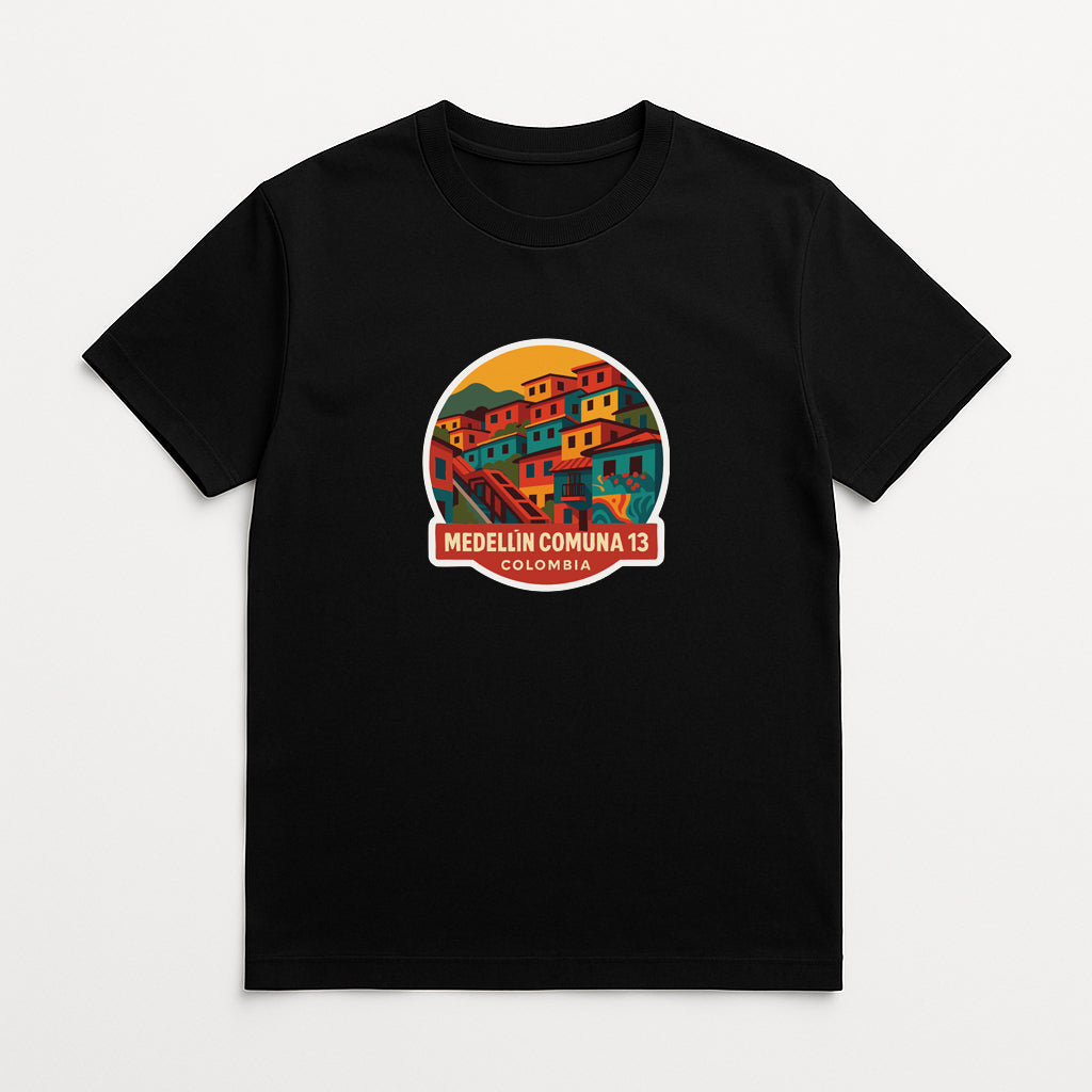 Medellín Comuna 13 Colombia Iron On Heat Transfer Vinyl HTV Die-Cut Symbolic