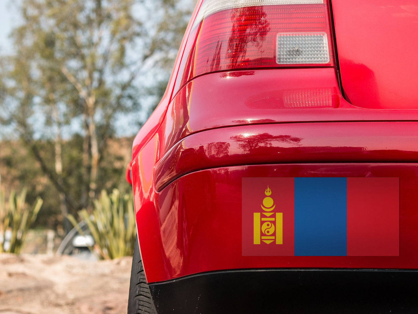 Mongolia Flag Sticker Decal