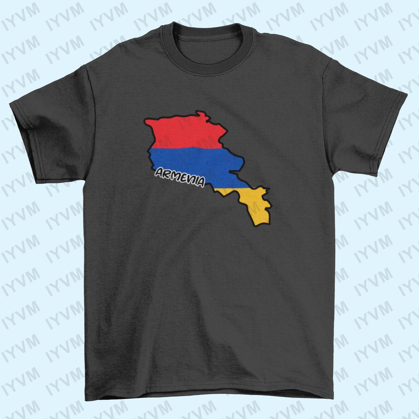 Armenia Map Iron On Heat Transfer Vinyl HTV / Yerevan / Մեկ Ազգ, Մեկ Մշակույթ Mek Azg, Mek Mshakuyt / Armenian